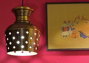 Noor Lamp Pendent by Sahil & Sarthak